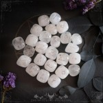 Handmade quartz runes set