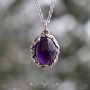Pendentif en pierre naturelle "Gaia's Song"