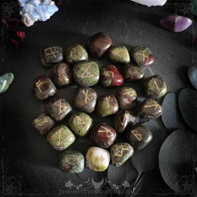 Dragon blood jasper runes