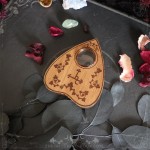 Wooden Lilith ouija planchette