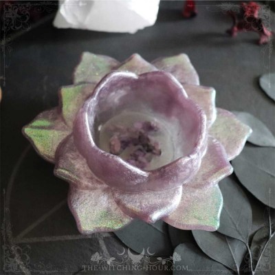 Iridescent parma lotus cup