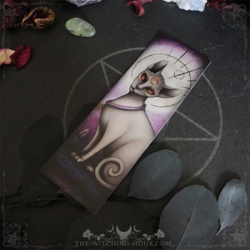 Witchy cat bookmark