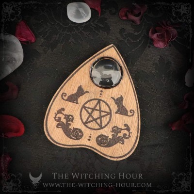 Wooden planchette "Meownight"