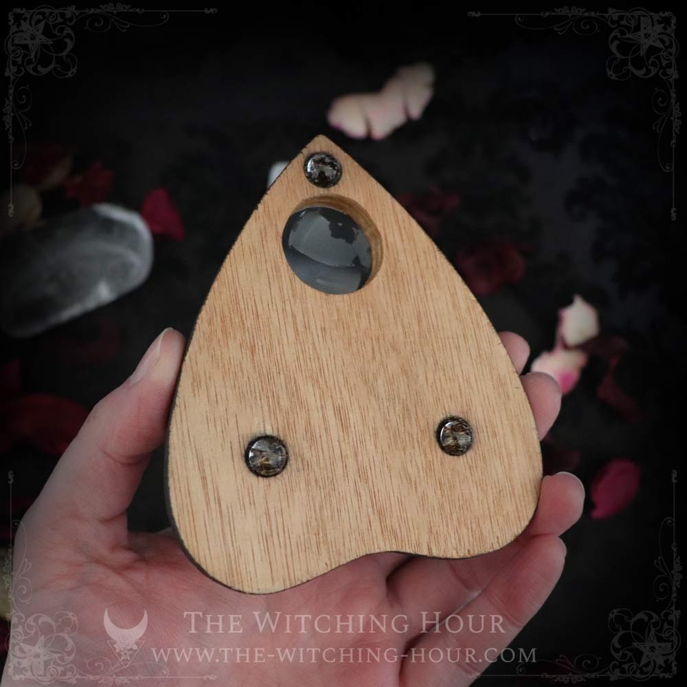 Ouija planchette wooden cat