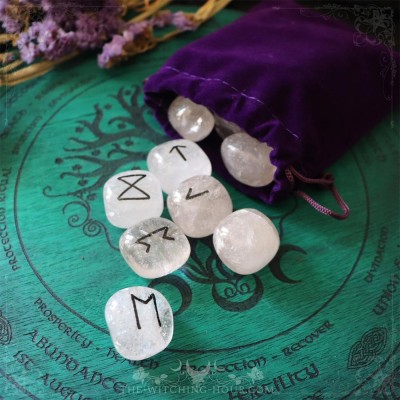 Smoky quartz runes