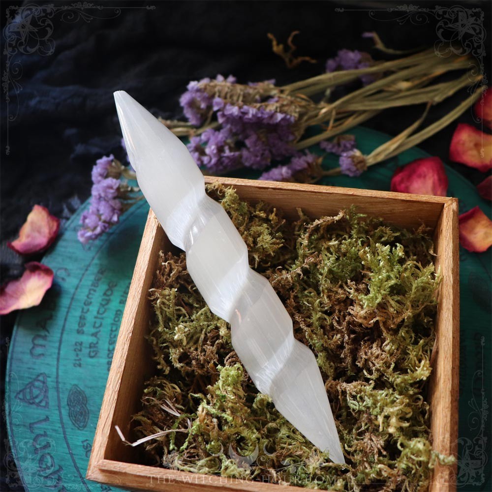 Selenite wand