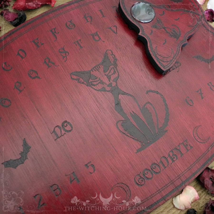 Planche ouija chat rouge