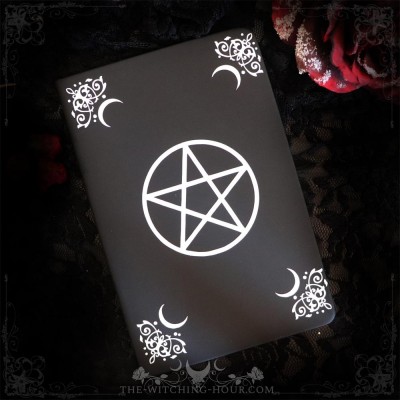 Pentagram notebook "Book of Shadows"