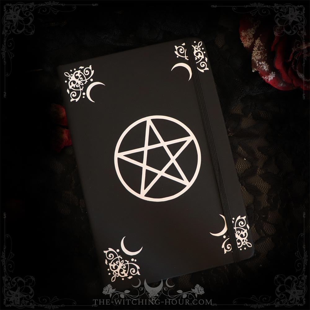 Pentagram notebook
"Book of Shadows"