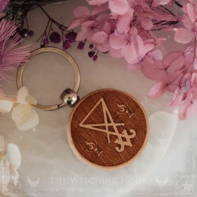 Sigil of Lucifer keychain