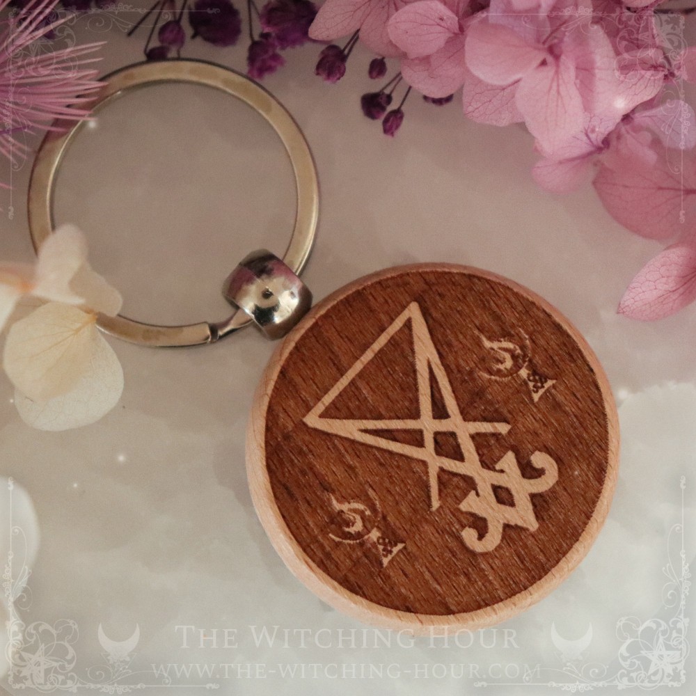 Sigil of Lucifer keychain