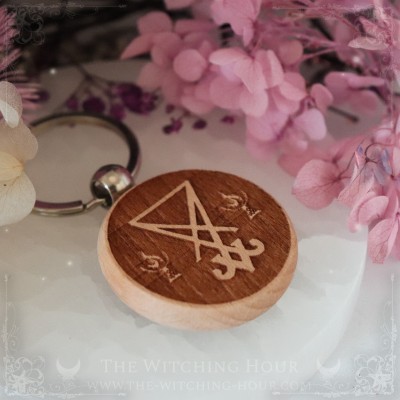 Sigil of Lucifer keychain