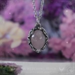 Rose quartz pendant