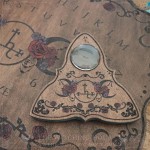 Lilith's sigil ouija board, handmade wooden talking board