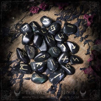 Runes en obsidienne œil céleste