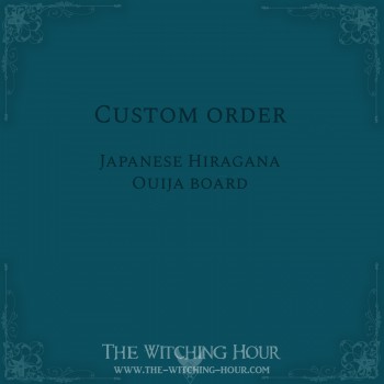 Custom order: Japanese Hiragana ouija board