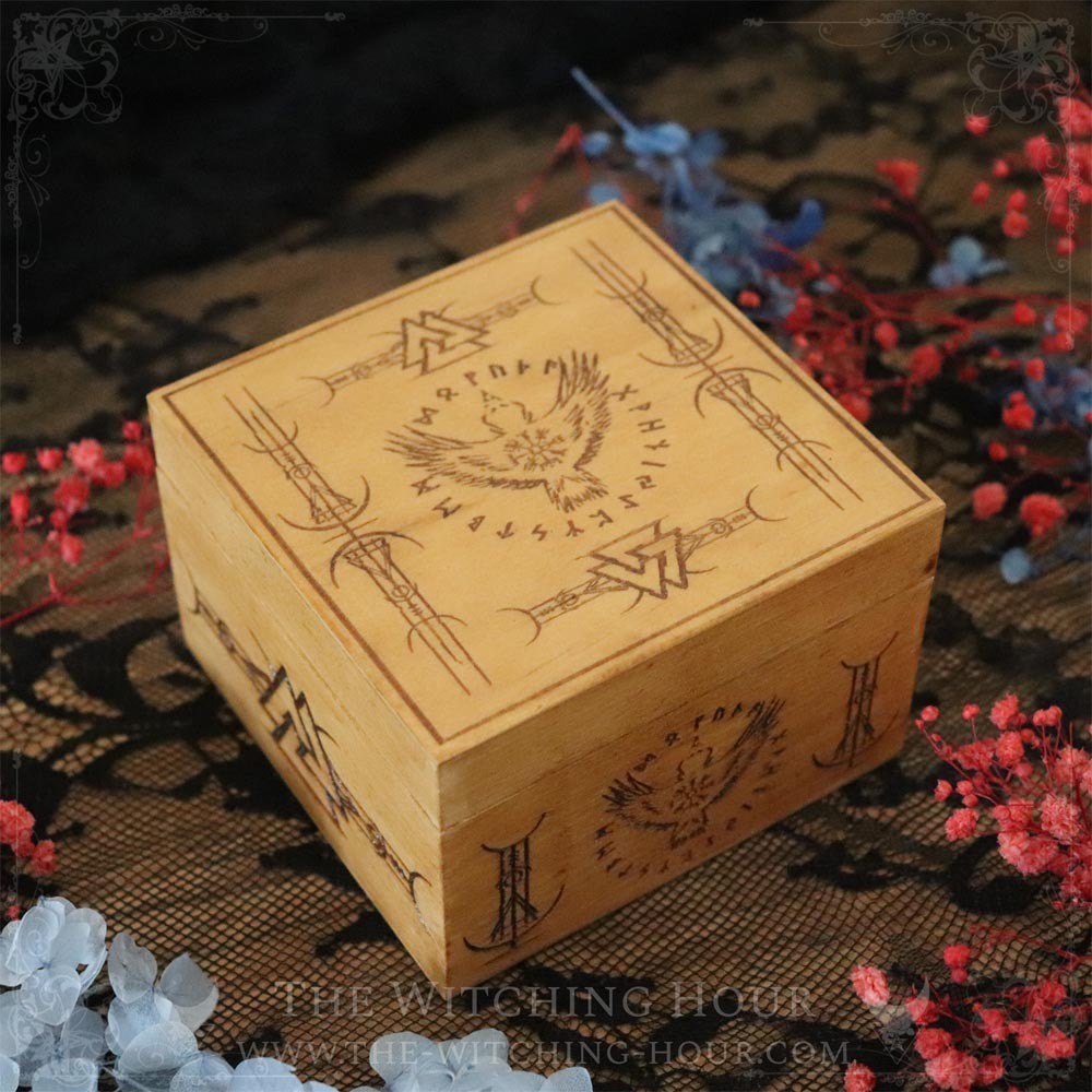 Viking wooden box