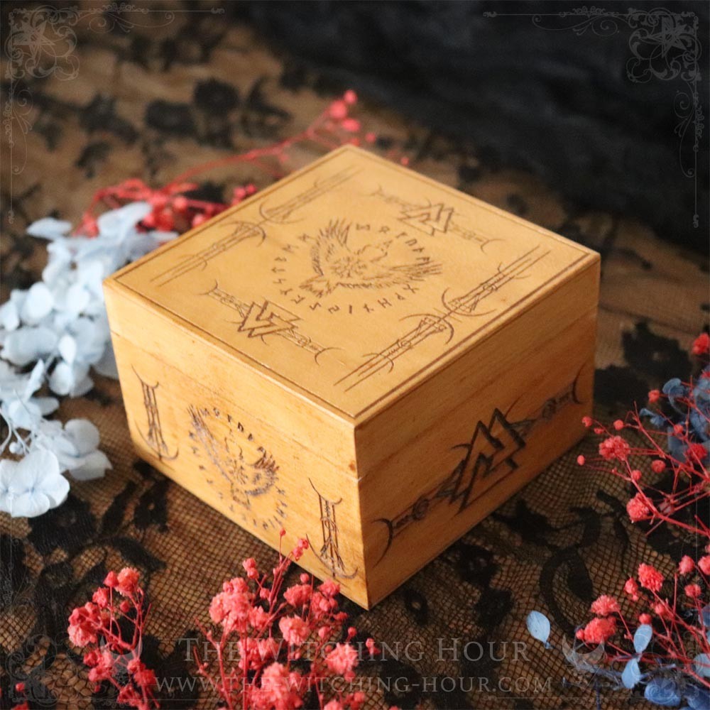 Viking wooden box