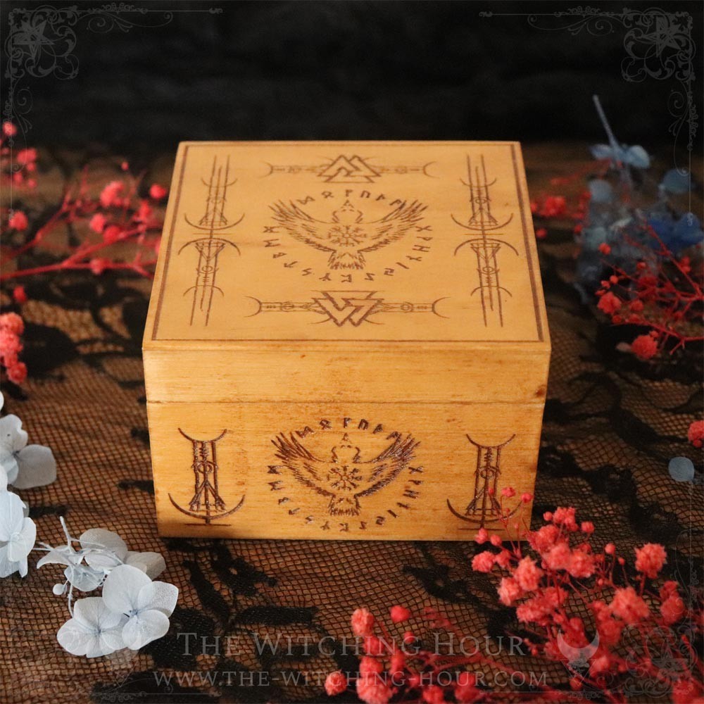 Viking wooden box