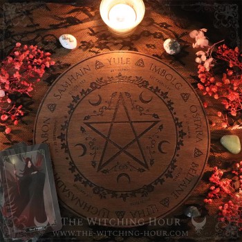 Pentagram wheel of the year "Wiccan Song"