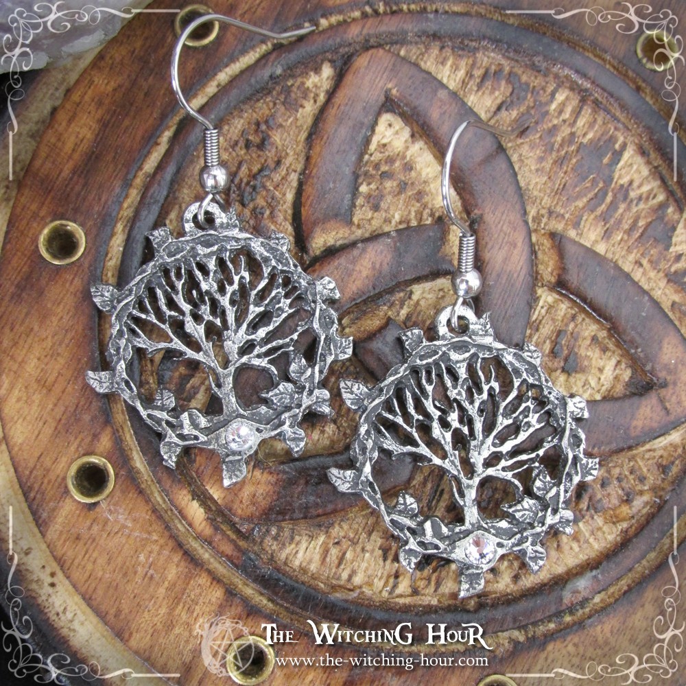 "Tree of Gaia" tree of life earrings