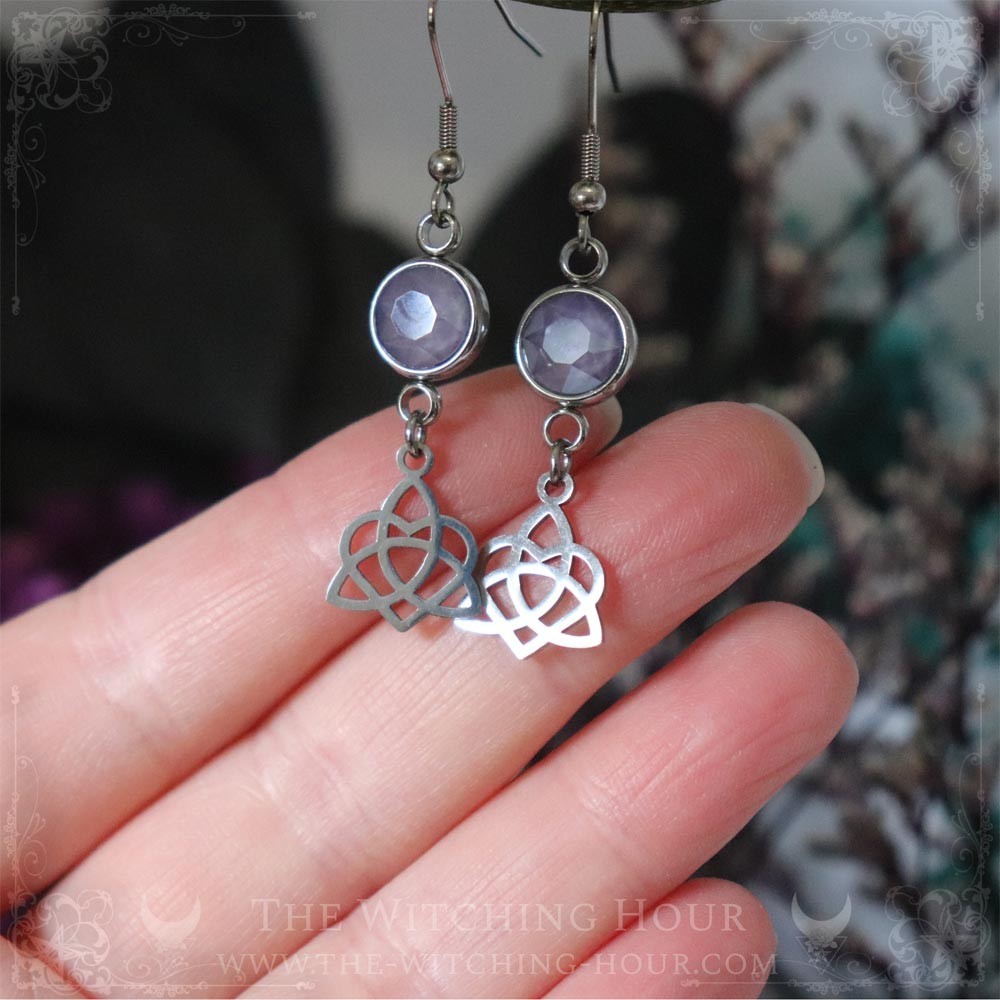 Celtic triquetra earrings