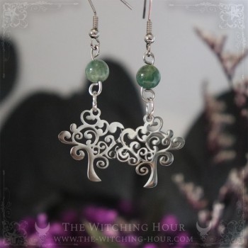 Tree of life earrings with...