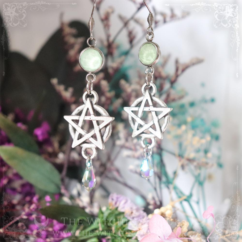 Boucles d'oreilles pentacles