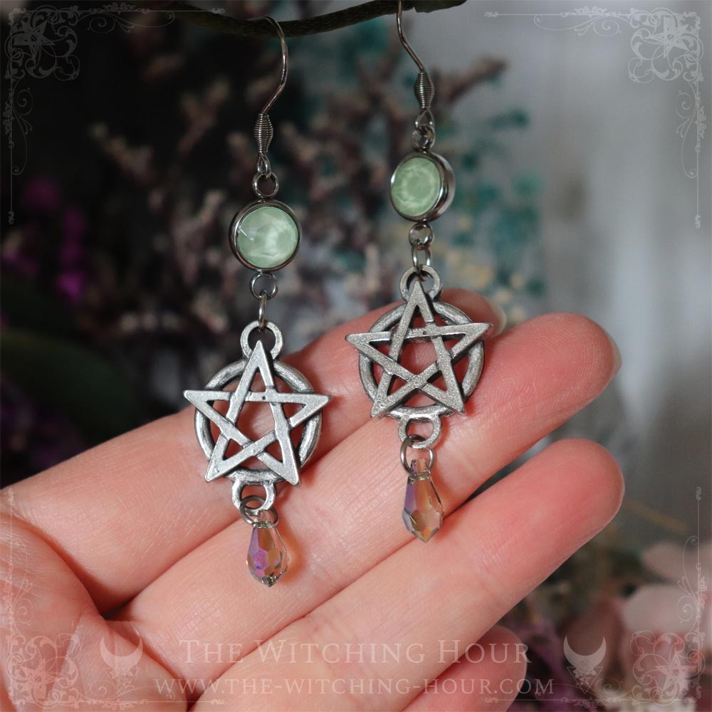 Boucles d'oreilles pentacles