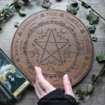 Wiccan pentagram wheel of the year