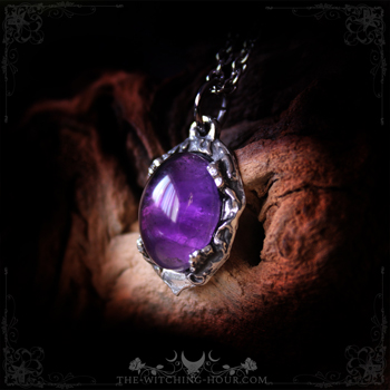 Pendentif en amethyste