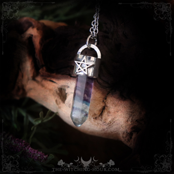 Fluorite pendant