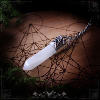 Pendentif en jade blanc