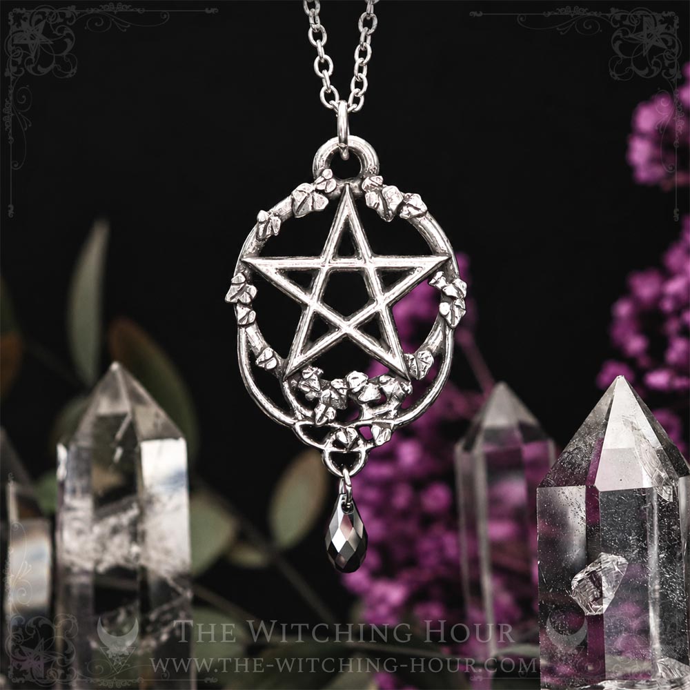 Pendentif pentacle mystique