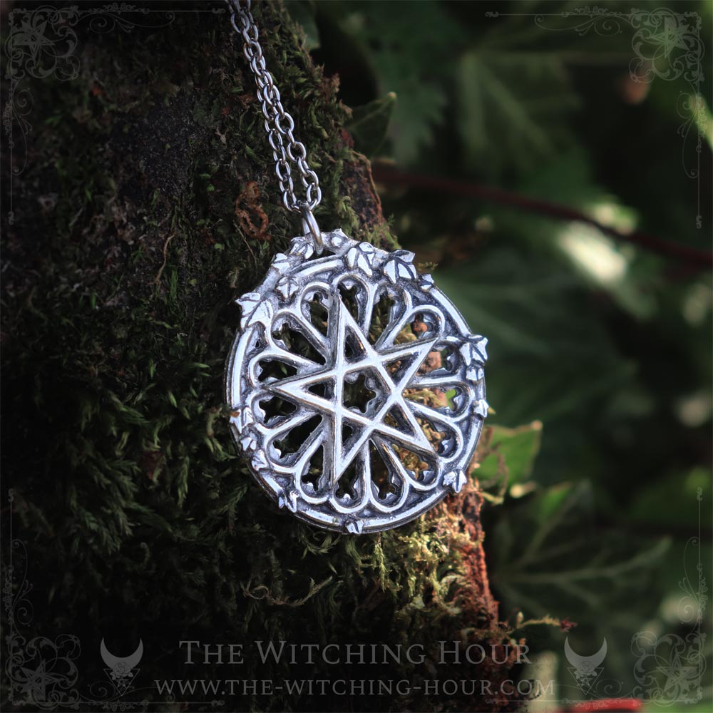 Gothic pentagram necklace