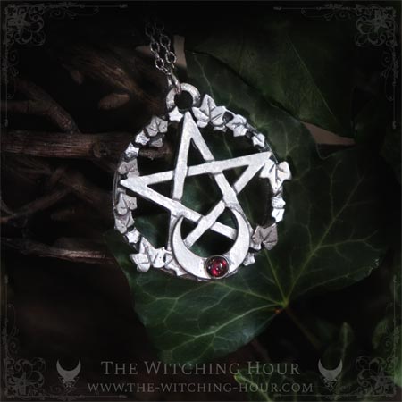 Gothic pentagram necklace