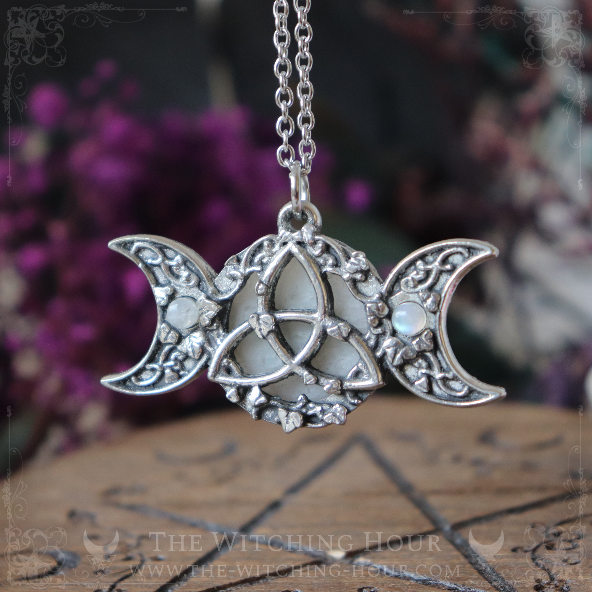 Pendentif Triquetra 15x13mm - Argent 925 patiné - N°13691